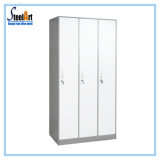 Clothing Storage Single 3 Door Metal Locker Cabinet