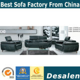 Black Modern Color Wholesale Leather Sofa in Office Furniture (C40)
