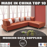 Fashionable Sectional Corner Leather Sofa (Lz5516)