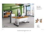 L-Shape Executive Desk Office Furniture Computer Table (H90-0101)