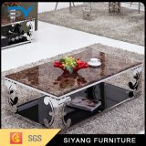 Chinese Living Room Furniture Marble Top Tea Table