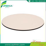 Custom Round White Compact Laminate Table Top