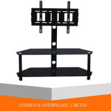 Glass Living Room Stand with Bracket