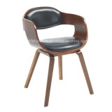 Faux Leather Bent Wooden Restaurant Chair