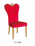 Hotel Banquet Restaurant Metal Leather Dining Chair