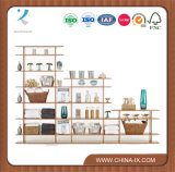 Customized 9' Wide 3-Tier Display Shelf with Space Divider