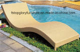 Sun Lounger Aluminum Frame Rattan Furniture Outdoor (TG-1080)