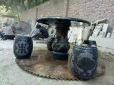 Stone Marble Statue Granite Carving Marble Table&Chair for Patio
