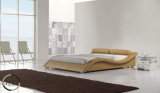 Arab Style New Model Wooden Leather Bed