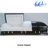 Golden Trim High Gloss Wholesale Distributor Casket and Coffin