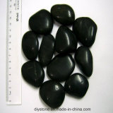 Top High Quality Black Polished Pebbles for Decoration