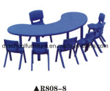 Nusery School Uesd Plastic Chair Desk R808-8