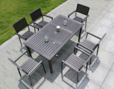 Aluminum Polywood Hotel Home Office Outdoor Patio Dining Table and Chair (J803)