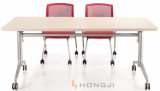 Custom Made Folding Office Training Table, Aluminum MDF Top Desks