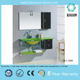 Hangzhou Sanitary Ware Glass Wash Basin with Mirror (BLS-2086)
