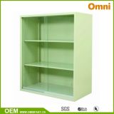 Office Vertical Storage Cabinet with Glass Sliding Doors (OMNI-YY-03)