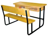Comfortable School Double Desk Chair, New Design University School Furniture Wholesale