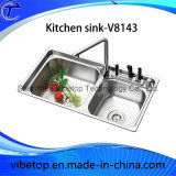Direct Factory Stainless Steel Kitchen Sink Export Style