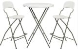 High Luxurious Bar Bistro Round Folding Table for Wedding
