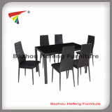 Simple Style Cheap Glass Dining Set (DT057)