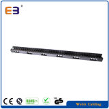 0u Installation Cable Manager Plastic Vertical Network Cable Wire Organizer for 19'' Data Cabinet