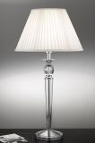 Contemporary Iron Fabric Lampshade Table Light (KATL1556/C+WT)