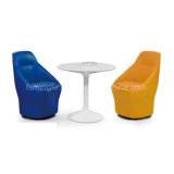 Simple Design High Back Single Fabric Chair for Reception Room