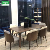 Dining Set Wooden Dining Table with Upholstered Leather Dining Chair (DS001)