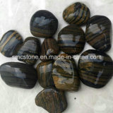 3-5cm Bengal Stripbble High Polished Cobble &Pebble Stone (SMC-PS012)