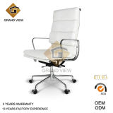 White Leather Swivel Boss Eames Chair (GV-EA219)