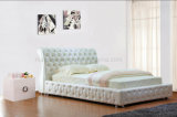 Hot Selling Modern Furniture Bedroom Sleeping System Leather Bed