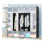 PP Material DIY Wardrobe Cabinet