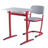 Customized Service Cheap School Furniture Single Student Metal Desk and Chair, Children Desk and Chair