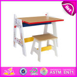 2014 New Wooden Draw Table for Kids, Stable Wooden Draw Table Set for Children, Educational Wooden Draw Table Toy for Baby W08g126