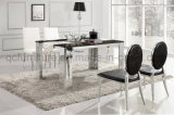 6 Seater Square Marble Dining Table