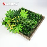 High Simulated Earth Friendly Fresh PE Green Wall Art for Decoration