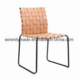 Best Price Stackable Rattan Metal Wire Frame Dining Chairs