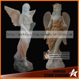 Beauty Maiden Archangel Stone Statues for Garden NS024