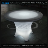 PE Rechargeable Colorful Plastic Shell LED Garden Table