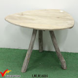 Triangle Shaped Small Antique Coffee Table