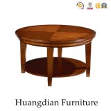 Customized Brown Accent Wooden Coffee Table (HD100)
