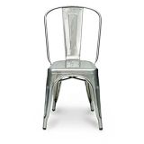 Galvanized Design Replica Tolix Dining Metal Chair for Restaurant