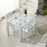 Tempered Glass Dining Table (JINBO.)