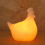 Battery Operated Paraffin Chicken Animal Decoration LED Candle