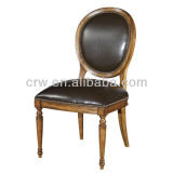 Rch-4009-2 Oak Furnitre American Style Retro Leather Chair