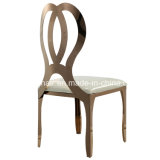 Promotional Cheap Price Stacking Metal Gold Metal Chair