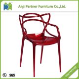 Hollow-Carved Back Design Rattan Design But PC Material Dining Room Chair (Pandora)