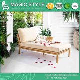Rattan Chaise with Cushion Leisure Wicker Lounge (Magic Style)