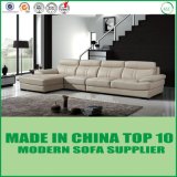 Living Room Furniture Wooden Real Leather Modern Sofa