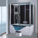 1600mm Rectangle Steam Sauna with Jacuzzi and Shower for 2 Person (AT-G0211)